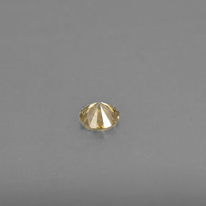 Diamond Gemstone in 3.5 mm (calibrated) Size for Sale, Diamond Stone in Champagne Color