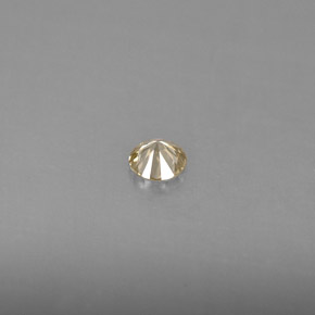 Diamond Gemstone in 3.5 mm (calibrated) Size for Sale, Diamond Stone in Champagne Color