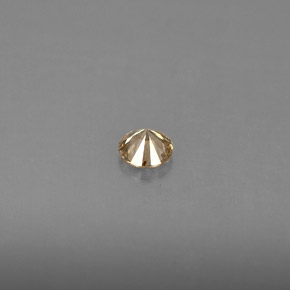 Diamond Gemstone in 3.5 mm (calibrated) Size for Sale, Diamond Stone in Champagne Color