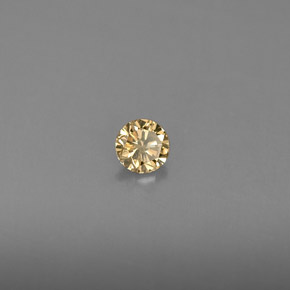 0.17 ct Yellow Diamond Stone, Natural Diamond in Diamond-Cut Shape for Sale