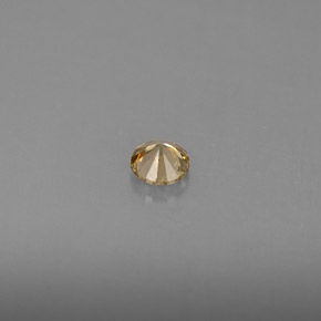 Diamond Gemstone in 3.5 mm (calibrated) Size for Sale, Diamond Stone in Champagne Color