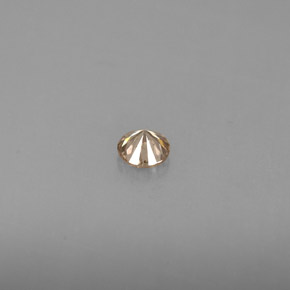 Diamond Gemstone in 3.3 mm Size for Sale, Diamond Stone in Champagne Color
