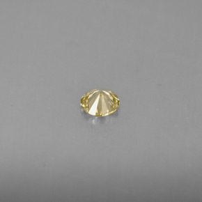 Diamond Gemstone in 3.5 mm (calibrated) Size for Sale, Diamond Stone in Champagne Color