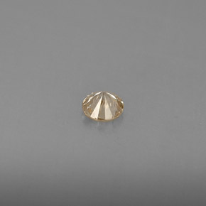 Diamond Gemstone in 3.7 mm Size for Sale, Diamond Stone in Champagne Color