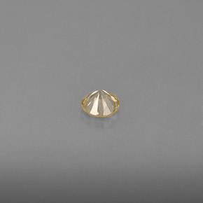 Diamond Gemstone in 3.5 mm (calibrated) Size for Sale, Diamond Stone in Champagne Color