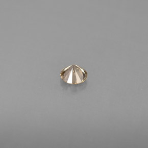 Diamond Gemstone in 3.3 mm Size for Sale, Diamond Stone in Champagne Color