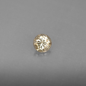 0.23 ct Yellow Diamond Stone, Natural Diamond in Diamond-Cut Shape for Sale
