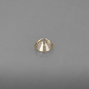 Diamond Gemstone in 3.8 mm Size for Sale, Diamond Stone in Champagne Color