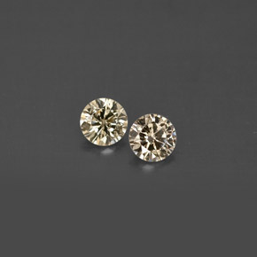0.27 ct Yellow Diamond Gemstone, Diamond Gem in Diamond-Cut Shape for Sale.