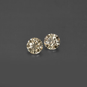 0.27 ct Yellow Diamond Stone, Natural Diamond in Diamond-Cut Shape for Sale
