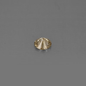 Diamond Gemstone in 3.7 mm Size for Sale, Diamond Stone in Champagne Color