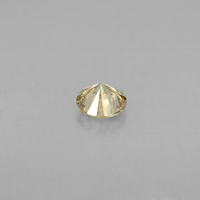 Diamond Gemstone in 4 mm (calibrated) Size for Sale, Diamond Stone in Champagne Color