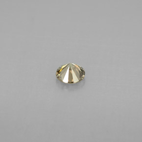 Diamond Gemstone in 3.7 mm Size for Sale, Diamond Stone in Champagne Color