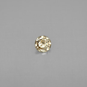 0.16 ct Brown Diamond Stone, Natural Diamond in Diamond-Cut Shape for Sale