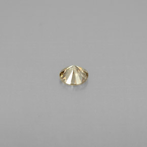 Diamond Gemstone in 3.5 mm (calibrated) Size for Sale, Diamond Stone in Fancy Cognac Color