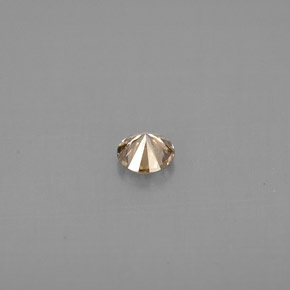 Diamond Gemstone in 3.5 mm (calibrated) Size for Sale, Diamond Stone in Champagne Color