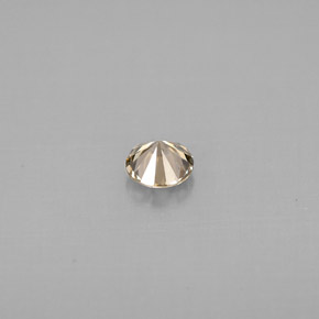 Diamond Gemstone in 4 mm (calibrated) Size for Sale, Diamond Stone in Champagne Color
