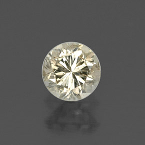0.23 ct Yellow Diamond Gemstone, Diamond Gem in Diamond-Cut Shape for Sale.