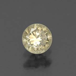 0.23 ct Yellow Diamond Stone, Natural Diamond in Diamond-Cut Shape for Sale