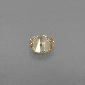 Diamond Gemstone in 3.8 mm Size for Sale, Diamond Stone in Champagne Color