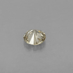 Diamond Gemstone in 3.8 mm Size for Sale, Diamond Stone in Champagne Color