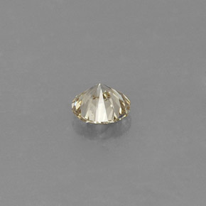 Diamond Gemstone in 3.8 mm Size for Sale, Diamond Stone in Champagne Color