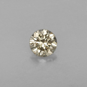 0.25 ct Yellow Diamond Gemstone, Diamond Gem in Diamond-Cut Shape for Sale.