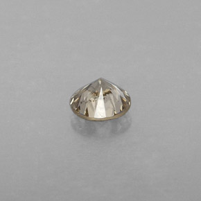 Diamond Gemstone in 4 mm (calibrated) Size for Sale, Diamond Stone in Champagne Color