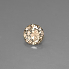 0.18 ct Yellow Diamond Stone, Natural Diamond in Diamond-Cut Shape for Sale