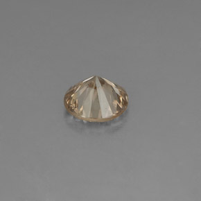 Diamond Gemstone in 3.5 mm (calibrated) Size for Sale, Diamond Stone in Champagne Color