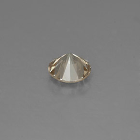 Diamond Gemstone in 3.5 mm (calibrated) Size for Sale, Diamond Stone in Champagne Color