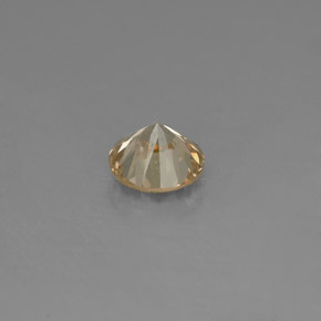 Diamond Gemstone in 3.3 mm Size for Sale, Diamond Stone in Champagne Color