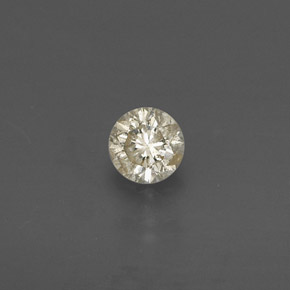 0.15 ct Yellow Diamond Stone, Natural Diamond in Diamond-Cut Shape for Sale