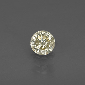 0.20 ct Yellow Diamond Gemstone, Diamond Gem in Diamond-Cut Shape for Sale.