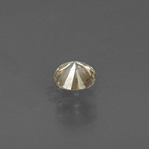 Diamond Gemstone in 3.5 mm (calibrated) Size for Sale, Diamond Stone in Champagne Color