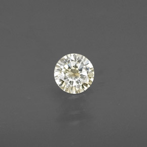 0.15 ct Yellow Diamond Gemstone, Diamond Gem in Diamond-Cut Shape for Sale.