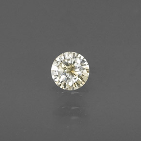 0.15 ct Yellow Diamond Stone, Natural Diamond in Diamond-Cut Shape for Sale