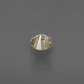 Diamond Gemstone in 3.5 mm (calibrated) Size for Sale, Diamond Stone in Champagne Color