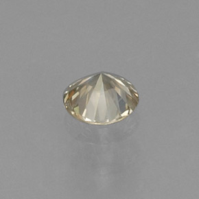 Diamond Gemstone in 3.3 mm Size for Sale, Diamond Stone in Champagne Color