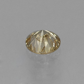 Diamond Gemstone in 3.5 mm (calibrated) Size for Sale, Diamond Stone in Champagne Color