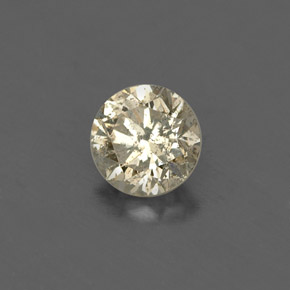 0.20 ct Yellow Diamond Stone, Natural Diamond in Diamond-Cut Shape for Sale