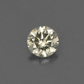 0.20 ct Yellow Diamond Gemstone, Diamond Gem in Diamond-Cut Shape for Sale.