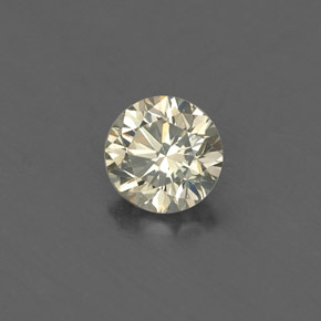 0.20 ct Yellow Diamond Stone, Natural Diamond in Diamond-Cut Shape for Sale