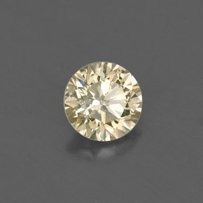 0.23 ct Yellow Diamond Stone, Natural Diamond in Diamond-Cut Shape for Sale