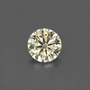 0.15 ct Yellow Diamond Gemstone, Diamond Gem in Diamond-Cut Shape for Sale.