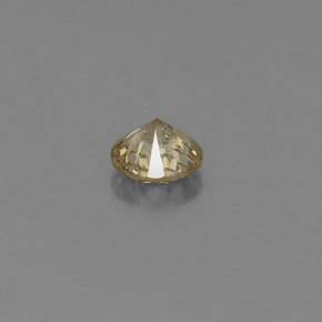 Diamond Gemstone in 3.7 mm Size for Sale, Diamond Stone in Champagne Color