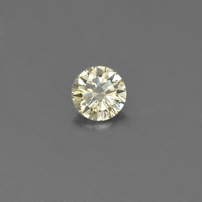 0.15 ct Yellow Diamond Stone, Natural Diamond in Diamond-Cut Shape for Sale