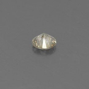 Diamond Gemstone in 3.5 mm (calibrated) Size for Sale, Diamond Stone in Champagne Color
