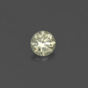 0.20 ct Yellow Diamond Stone, Natural Diamond in Diamond-Cut Shape for Sale