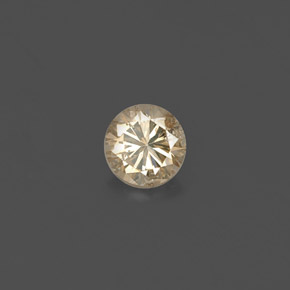 0.18 ct Yellow Diamond Stone, Natural Diamond in Diamond-Cut Shape for Sale